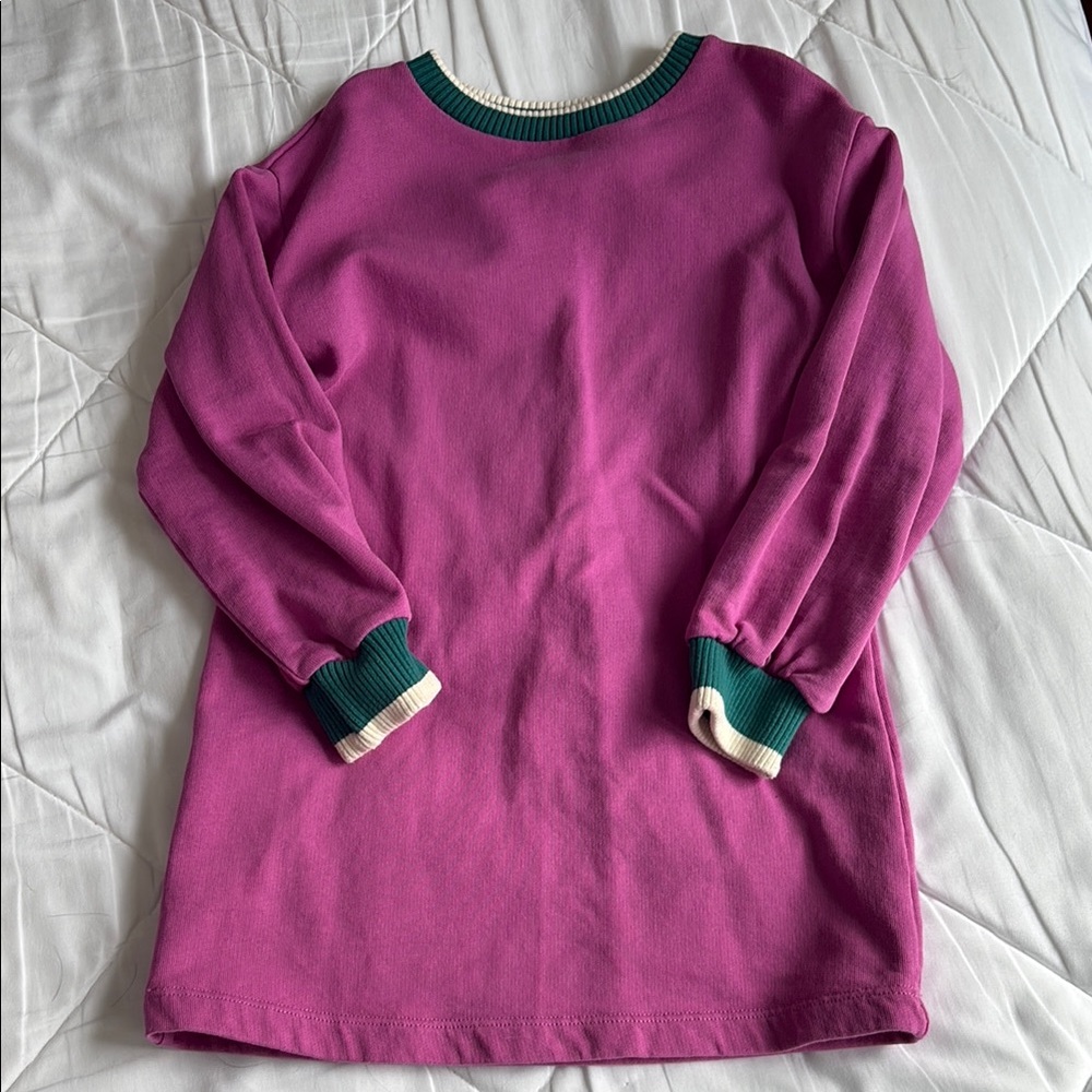 Hanna Andersson Pink and Green Casual Dress